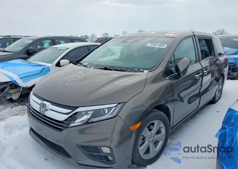 2019 Honda Odyssey Exl z USA, uszkodzony, nr VIN 5FNRL6H72KB014215